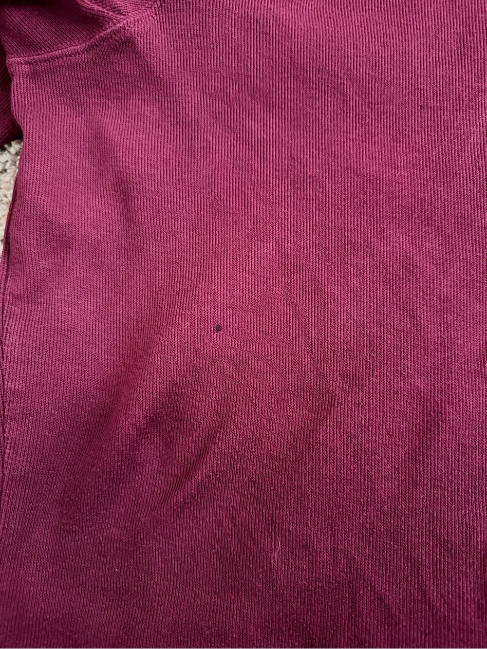 Polo Ralph Lauren Men's Burgundy 1/4 Zip Pullover Sweater XL Classic Wine Fall